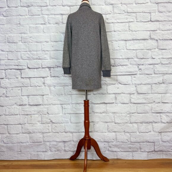 Just Female Monaco Gray Lambswool Blend Open Jacket - Picture 2 of 6